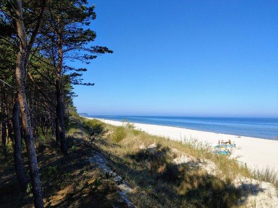 Plażowanie na Plaży Pogorzelica